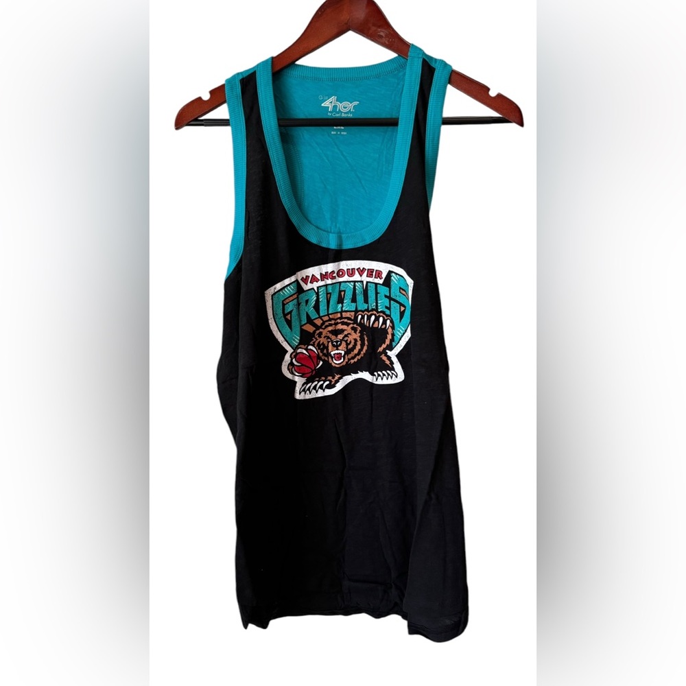 NWT GIII For Her NBA Vancouver Grizzlies Womens Power Play Tank Top Size 2XL